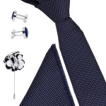 Men Blue Printed Accessory